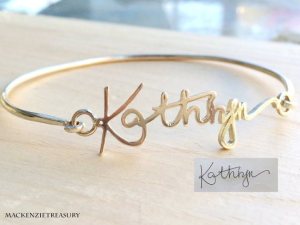 handwriting bracelet